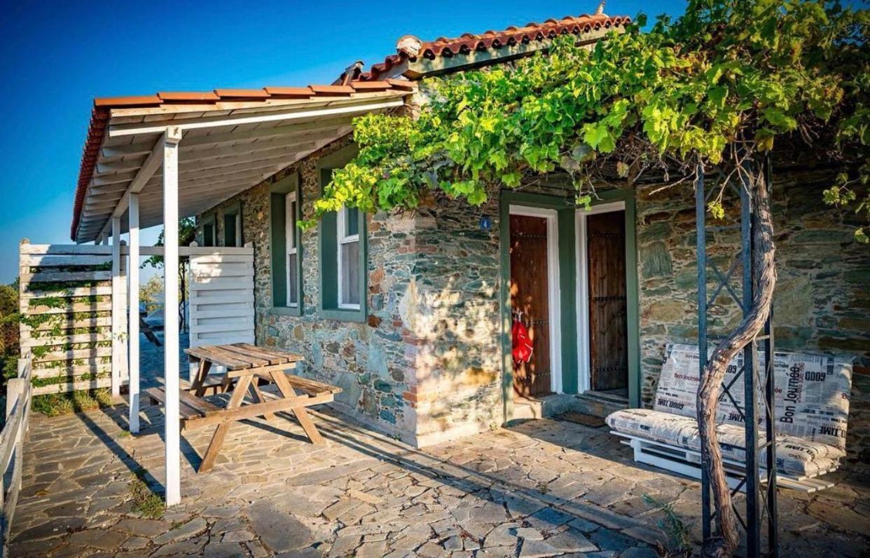 Toumba Eco Farm Guesthouses Plomari Exterior foto